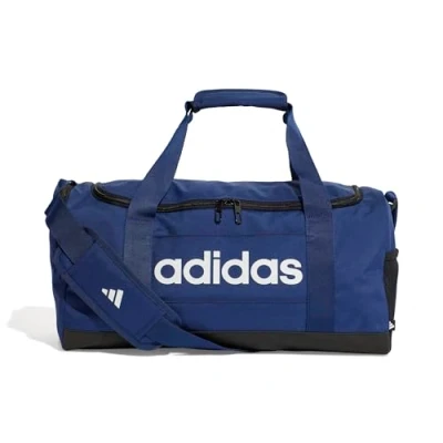 Immagine di adidas Essentials Linear Duffel Bag, Borsone Unisex Adulto, Dark Blue/White, S