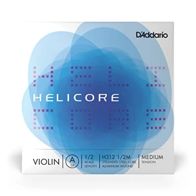 Immagine di Corda singola LA D&#039;Addario Helicore per violino, scala 1/2, tensione media