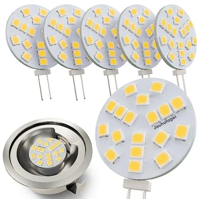 Immagine di JAUHOFOGEI Lampadina LED Bispina G4 2W 12 volt ac/dc Luce Naturale Faretto per Cappa Cucina 12V 20W Mini Lampadine Attacco Piatta 2 Watt Faretti Incasso 6 Pezzi