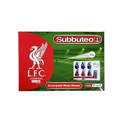 Immagine di Paul Lamond Subbuteo U08577 Gioco ufficiale del Liverpool FC Main Game (U08577), rosso, per bambini dai 6 anni in su