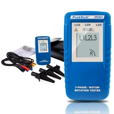 Immagine di Peak Tech 3 fasi indicatore di direzione/drehfeldtester con display LCD, 1 pezzi, P 2530