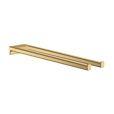 Immagine di hansgrohe AddStoris Porta asciugamano doppio, oro lucido, 41770990