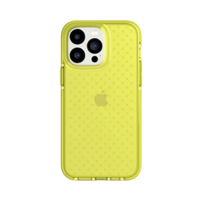 Immagine di tech21 iPhone 14 Pro Max Evo Check Custodia protettiva antiurto e sottile, con protezione FlexShock Multi Drop da 5,5 piedi pulsanti extra