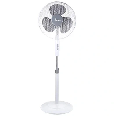 Immagine di Ardes AR5BR40PB Ventilatore a Piantana Silenzioso 3 Pale BRISA 40PB Oscillante e Inclinabile con Pannello Manuale Stelo Velocità Altezza Regolabile