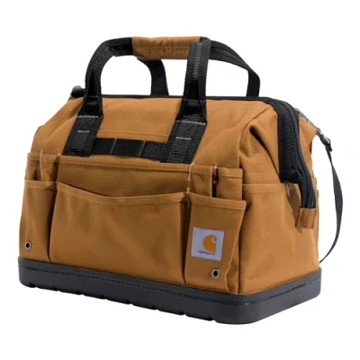 Immagine di Carhartt Onsite borsa porta attrezzi, resistente all&#039;acqua, pesante con base modellata, 40,6 cm, marrone