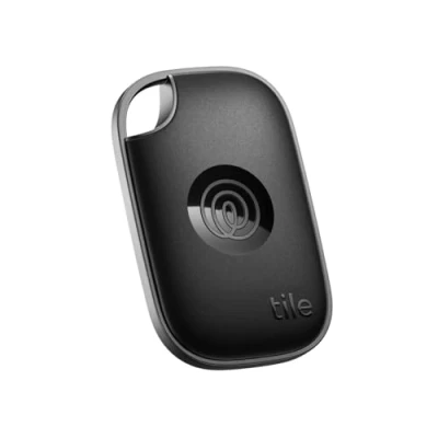 Immagine di Tile by Life360 Pro (2024) Localizzatore, cerca oggetti e tracker Bluetooth per chiavi, borse altro. Compatibile con iOS Android. Trova telefono. Pacchetto da 1 (Nero)