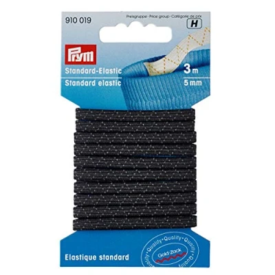 Immagine di Prym Elastic, Poliestere, Black, 9.3 x 5.7 0.7 cm