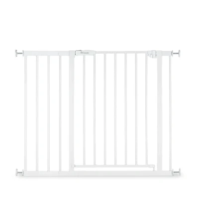 Immagine di hauck Cancelletto di Sicurezza per Bambini Open N Stop 2, con Estensione da 21cm Aperture 96 101cm, Apertura Una Mano, Chiusura Manuale, Senza Forare Metallo, Bianco