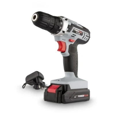 Immagine di POWER plus POWC1071 Trapano avvitatore, batteria 20 V Li ion, colore grigio