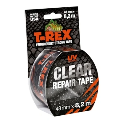 Immagine di T Rex Nastro adesivo trasparente per riparazioni rapide, 48 mm x 8.2 m