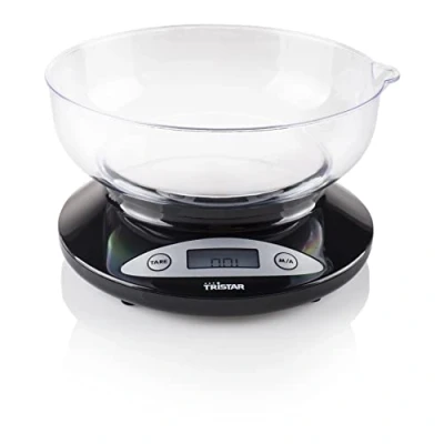Immagine di Tristar KW 2430 Bilancia da cucina con contenitore di misurazione Portata max.=2 kg