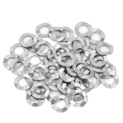 Immagine di rondella ondulata, elastica a molla in acciaio inox M3, M4, M5, M6, M8, M10, M12, M14, M16, M20(M6(50PCS))