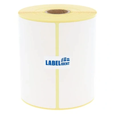 Immagine di Labelident etichette per spedizioni DHL, DPD, Fedex, GLS, Hermes, UPS 100 x 200 mm 250 di carta termica senza BPA su 1 rotolo (25,4 mm), termoadesive