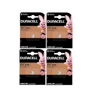 Immagine di 4X Duracell 371/370 SR920 Con Ossido D&#039;Argento (4 Blister Da 1 Batteria) 4 Pile