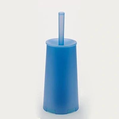 Immagine di Gedy Oscar scopino wc da appoggio colore Azzurro, 35X13X13 CM peso 0,396 KG, bagno con setole realizzato Resine termoplastiche, Anni di garanzia 2, design R&amp;S
