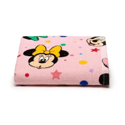 Immagine di Caleffi Asciugamano da Bagno Minnie Fiocco in Cotone Cm 50x80