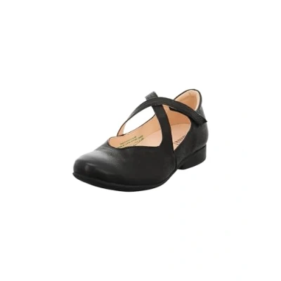 Immagine di Think! GUAD Ballerine con cinturino, Donna, Taglia: 41.5, Schwarz Pelle
