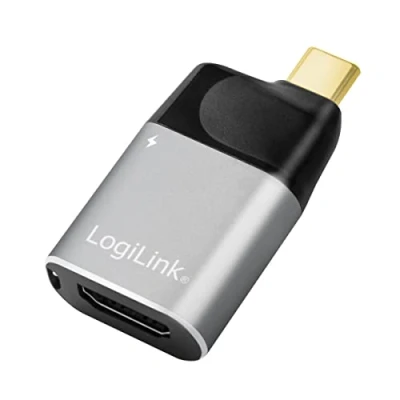 Immagine di LogiLink USB 3.2 Gen 2 (USB 3.1 2) Adattatore [1x Spina C 3.1) 1x presa HDMI, C® (Power Delivery)] CUA0203