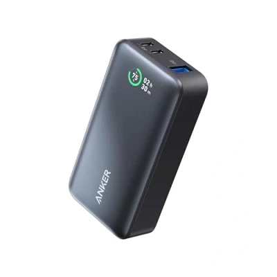 Immagine di Anker Power Bank Ricarica Rapida, 533 (PowerCore 30W) with PD Max Output, IQ 3.0 Portable Charger, 10,000mAh Battery Pack for iPhone 15/14/13/12 Series, MacBook,iPad and More（Nero）