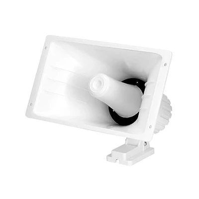 Immagine di LODDEYEE Altoparlante a tromba di potenza, 100 W, 8 Ohm, per interni ed esterni, colore: bianco