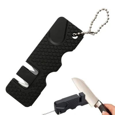 Immagine di Affilacoltelli Da Cucina Strumento Per Affilare I Coltelli, Professionale, Manuale Con Design Ergonomico, Coltelli Cucina,