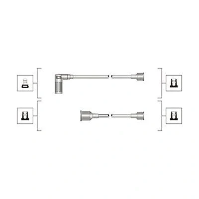 Immagine di MAGNETI MARELLI 941319170094 Kit Cavi Accensione FIAT: Uno Hatchback, LANCIA: Y10