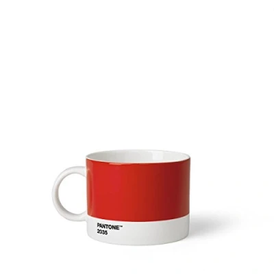 Immagine di Copenhagen design Pantone Tazza di tè, Porcellana, Rosso (Red 2035), 475 ml