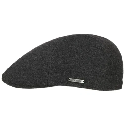 Immagine di Stetson Texas Wool Gatsby cap Coppola Uomo Berretti Piatti Cappello Piatto Berretto Becco Anatra con Visiera, Fodera, Fodera Inverno Autunno/Inverno XL (60 61 cm) Antracite