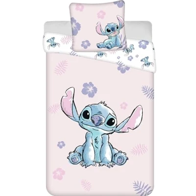 Immagine di Jerry Fabrics Stitch Parure da letto in 100% cotone, copripiumino reversibile 140 x 200 cm + federa 65