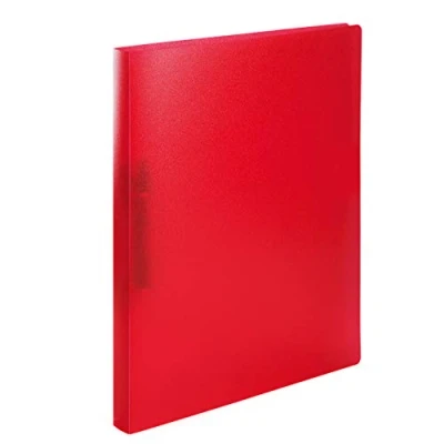 Immagine di HERMA Raccoglitore ad anelli A4 Traslucido Rosso, dorso di 25 mm, Cartelle in plastica per bambini