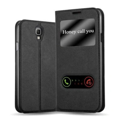 Immagine di Cadorabo Custodia Libro per Samsung Galaxy NOTE 3 NEO in NERO COMETA con Funzione Stand e Chiusura Magnetica Portafoglio Cover Case Wallet Book Etui Protezione