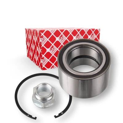 Immagine di FEBI BILSTEIN 174168 Kit Cuscinetto ruota Assale anteriore con anello sensore magnetico integrato, ABS 90 a rulli conici
