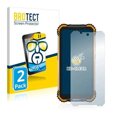 Immagine di brotect Pellicola Protettiva per Doogee S58 Pro Protezione Schermo (2 Pezzi) [Trasparente, Anti Impronte]