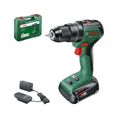 Immagine di Bosch Home and Garden UniversalImpact 18V 60 06039D7101 Trapano avvitatore a batteria 18 V 2.0 Ah Li Ion incl. ricaricabile, caricabatterie