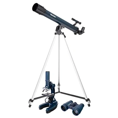 Immagine di Discovery Scope 3 Set Didattico Per Bambini Con Telescopio, Microscopio e Binocolo, Accessori Un Libro in Italiano