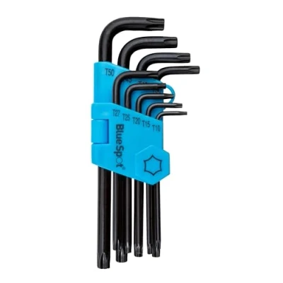 Immagine di BlueSpot Tools 15305 Set di chiavi Torx a braccio lungo, 9 pezzi (T10 T50)