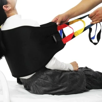 Immagine di KkaFFe Imbracatura di trasferimento multi maniglia per anziani, infermieristico sollevamento disabili, schede più sicure, cinture avanzate