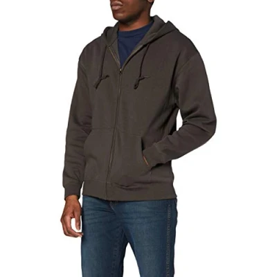Immagine di Fruit of the Loom Zip Frontale Premium Felpa con Cappuccio, Carbone, XXL Uomo