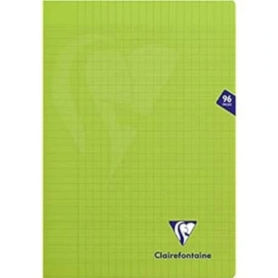 Immagine di Clairefontaine 353161C Un Quaderno Agrafé Mimesys verde A4 21x29, 7 cm 96 pagine quadretti grandi Carta bianca 90 g copertina in polipropilene