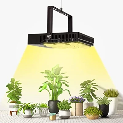 Immagine di SANSI lampada a LED per piante da interno, coltivazione 45W (450 Watt equivalenti), PPF 112 umol/s spettro completo con lente ottica un elevato PPFD