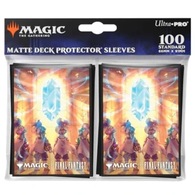 Immagine di Ultra PRO Final Fantasy x Universes Beyond Crystal&#039;s Chosen 100ct Deck Protector Sleeves for Magic: The Gathering Accessori per carte collezionabili, attrezzatura da gioco di collezionabili
