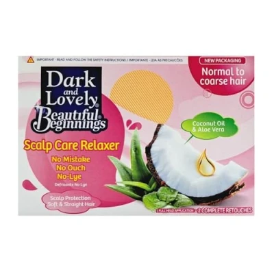 Immagine di Dark &amp; Lovely Beautiful Beginnings No Lye Relaxer Kit Regular