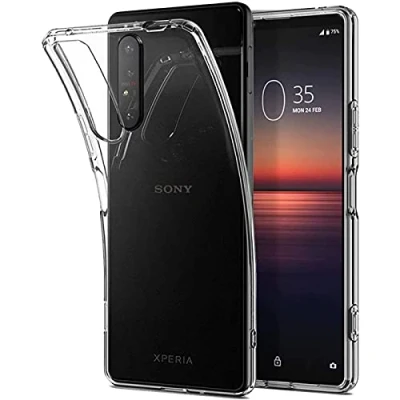 Immagine di Verco Custodia per Sony Xperia 1 III, cover trasparente, in silicone trasparente