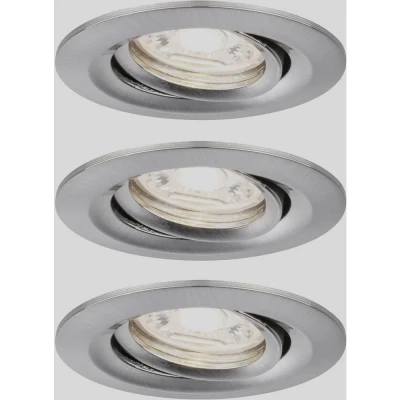 Immagine di Paulmann 94295 EBL Nova mini Coin Lampada LED da incasso Kit 3 (monocolore) 4 W Ferro