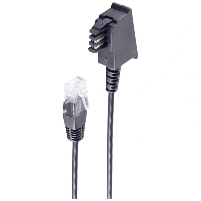 Immagine di Cavo adattatore DSL Shiverpeaks [1x Spina TAE F 1x RJ45 8p2c] 6 m Nero