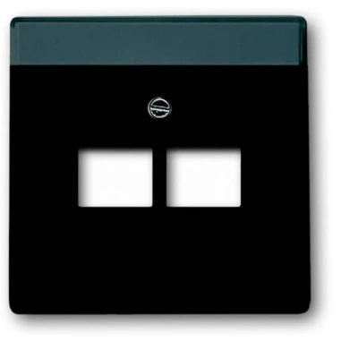 Immagine di PRESA UAE/IAE/ISDN Placca di copertura Busch Jaeger Nero intenso (RAL 9005), 2CKA001710A3911