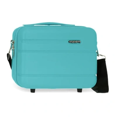 Immagine di Movom Galaxy Beauty Valigia Regolabile con Tracolla 29 x 21 15 cm, 9,14 L , Colore Turchese