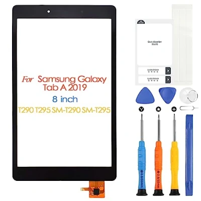Immagine di ARSSLY Touch Screen Schermo per Samsung Galaxy Tab A 8.0 2019 T290 SM T295 Digitizer Touchscreen Tattile Digitalizzatore Pannello Vetro con Riparazione Kit, Nero (Non LCD Display)