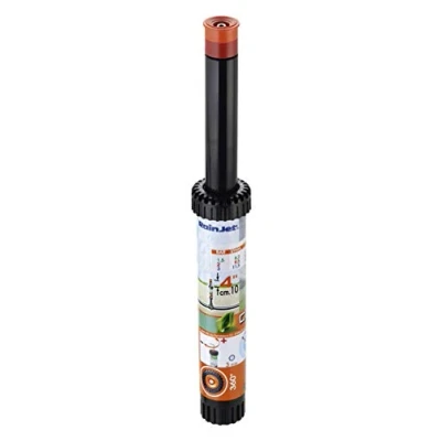 Immagine di Claber 87317 IRRIGATORE Scomparsa Pop UP 360 4&quot;&quot; 90043, Nero/Arancione