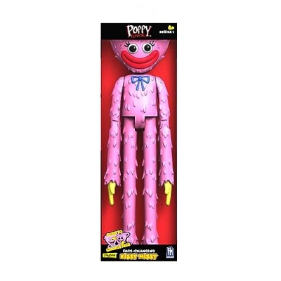 Immagine di Bizak Poppy Playtime, action figure snodata 30 cm di Kissy Missy, con gioco double face come nel videogioco, (64230015)